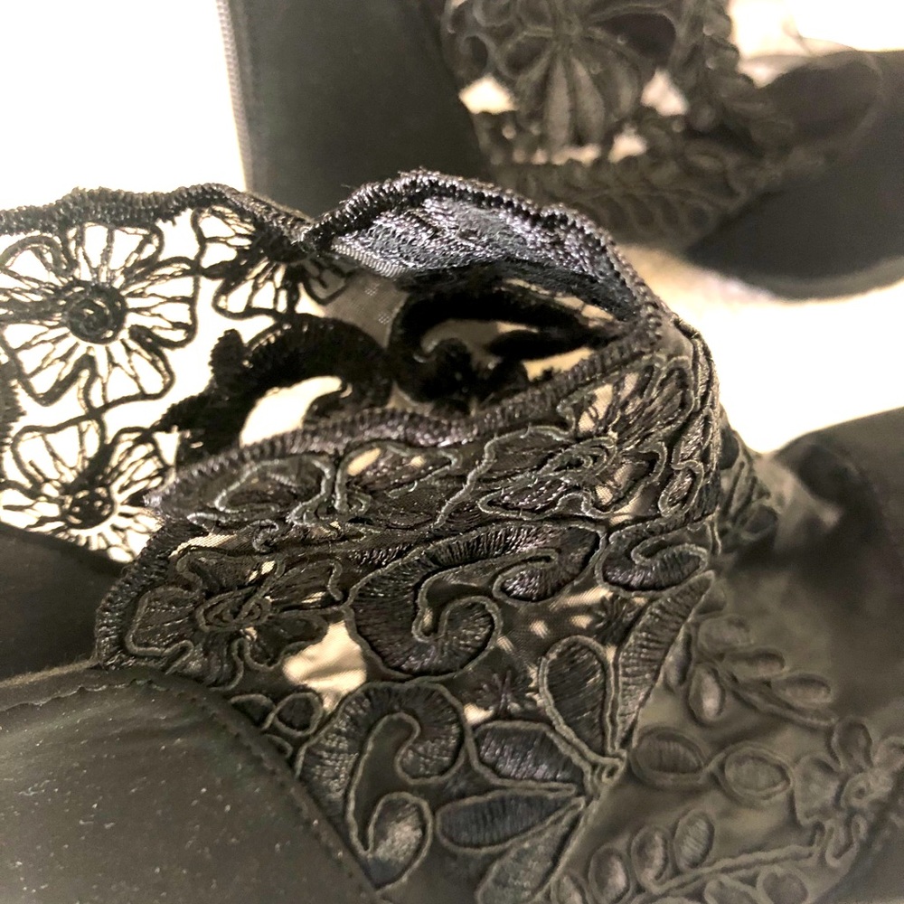Suede and Lace Booties - Picture 4 of 5